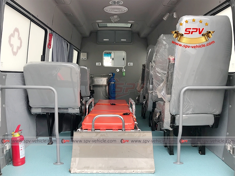 Ambulance IVECO - Inside detail 02 Ambulance IVECO - Inside detail 02